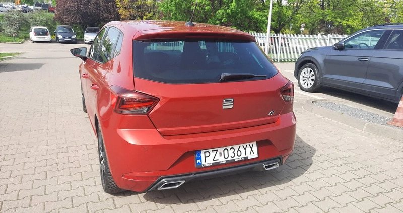 Seat Ibiza cena 58900 przebieg: 73153, rok produkcji 2018 z Kunów małe 211